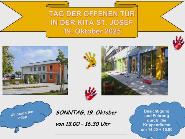 Tag der offenen Tür in der Kita St. Josef am Sonntag, 19. Oktober 2025 